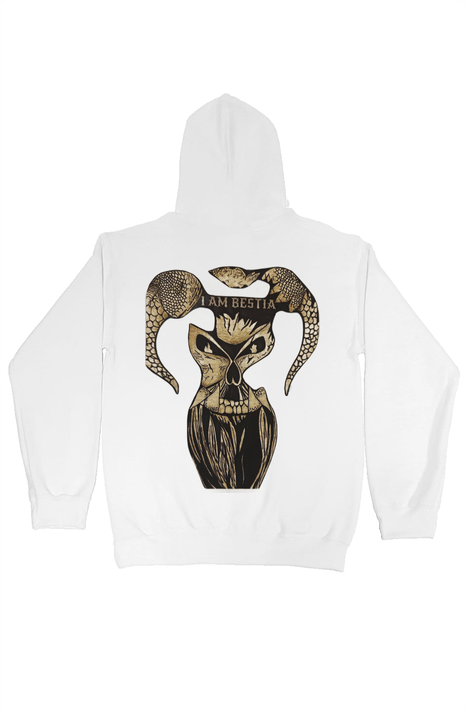 Gold Logo with Artwork Liner inside Hood