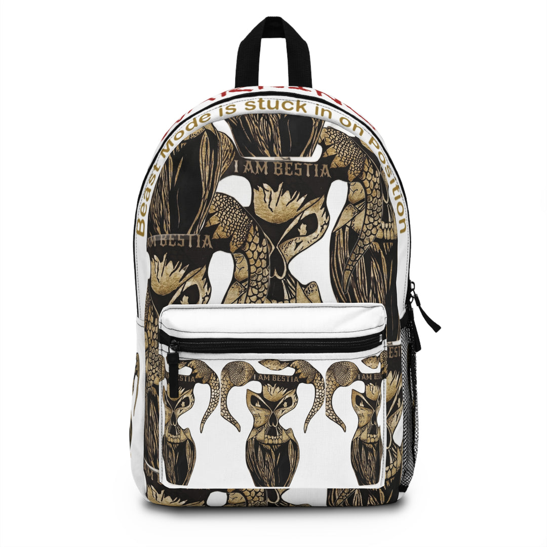 White Backpack Gold Edition