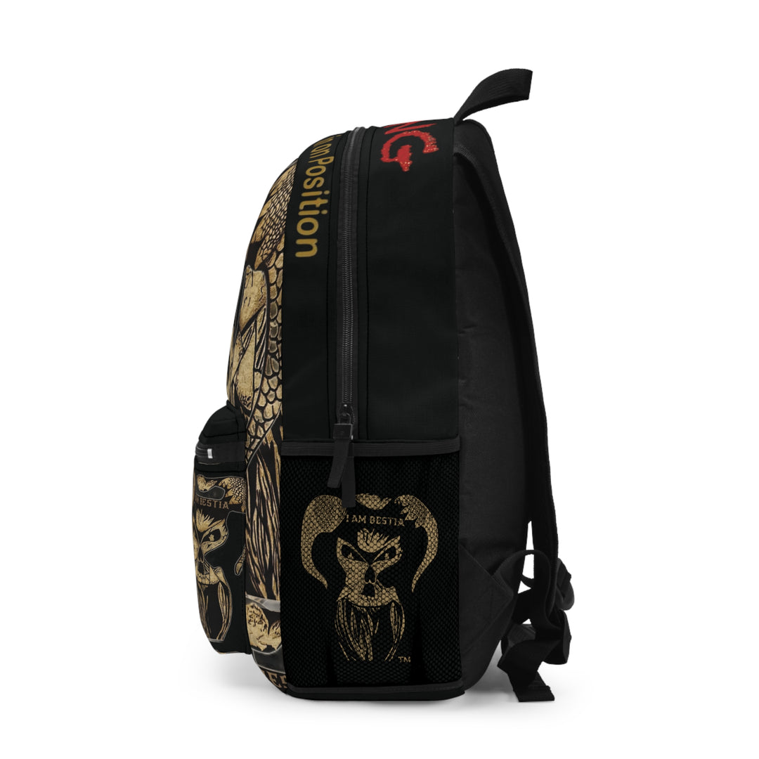 Black Backpack Gold Artwork Edition