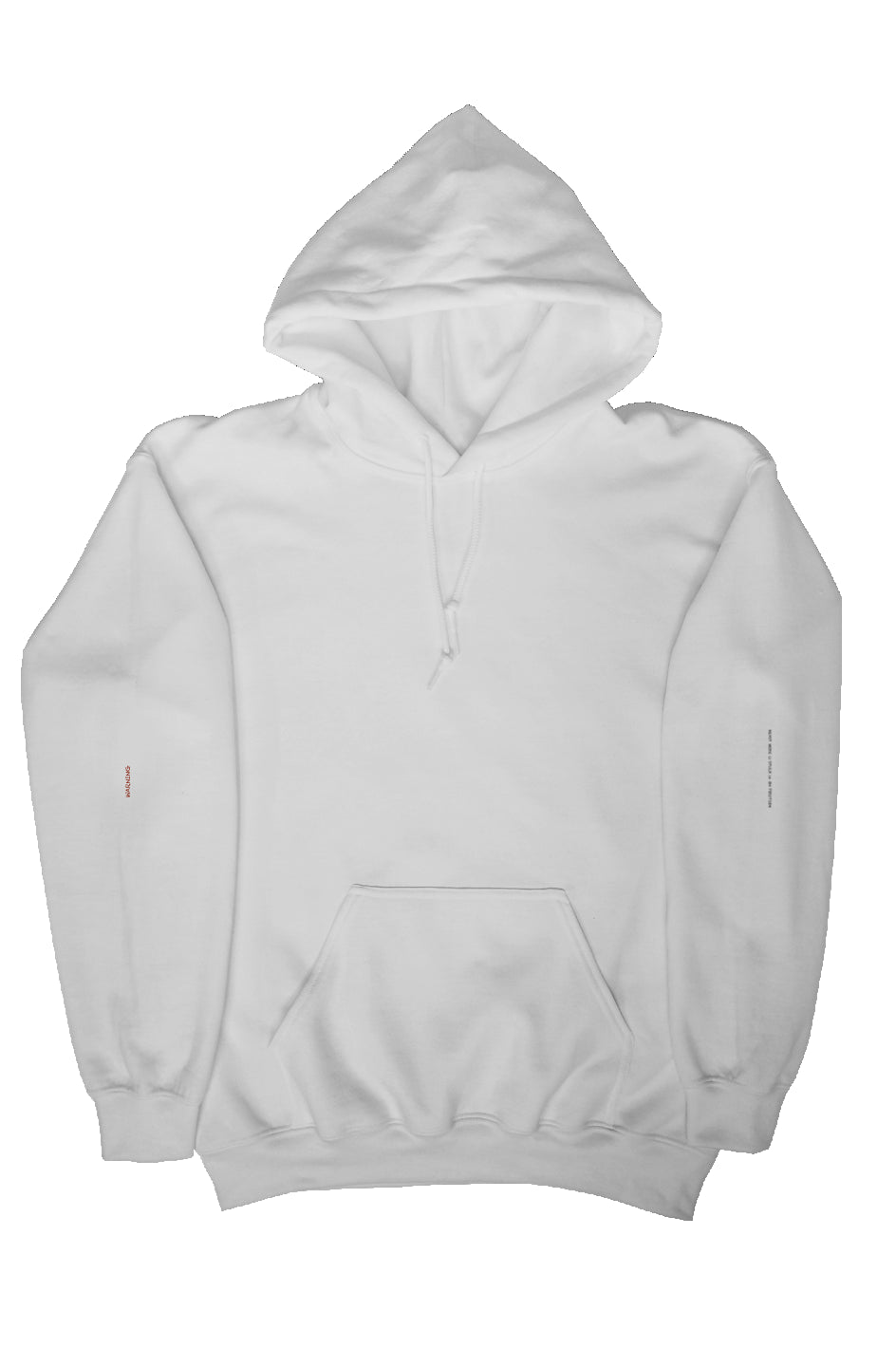 Black and White Logo with Logo Liner inside Hoodie